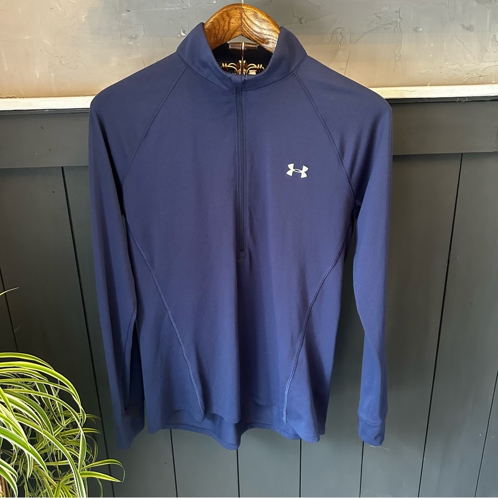 Under Armour Ladies‎ UA All Seasons Gear Blue UA Tech Long Sleeve size L